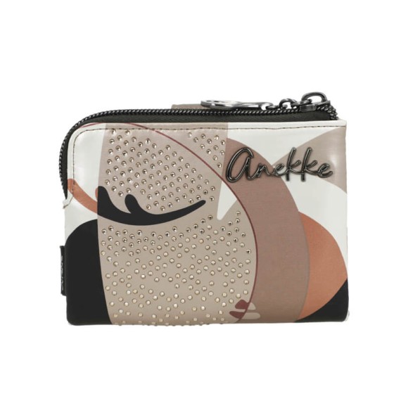 ANEKKE Carteira Pequena Flexível RFID Eikon Taupe | Ref. 280.42759-910