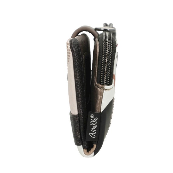 ANEKKE Carteira Pequena Flexível RFID Eikon Taupe | Ref. 280.42759-910