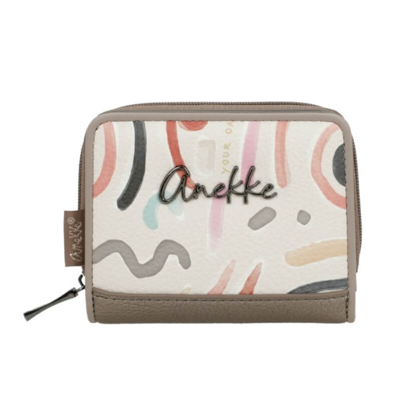 ANEKKE Carteira Pequena RFID Olympia Bege | Ref. 280.42749-903