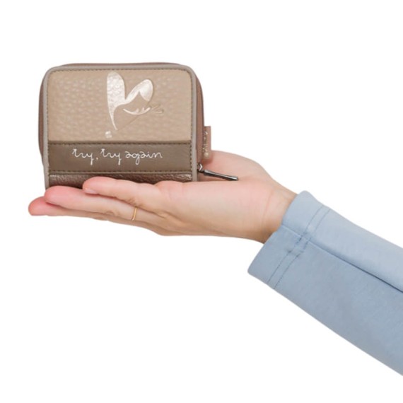 ANEKKE Carteira Pequena RFID Olympia Bege | Ref. 280.42749-903