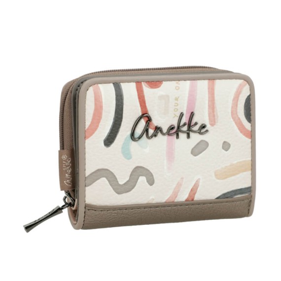 ANEKKE Carteira Pequena RFID Olympia Bege | Ref. 280.42749-903
