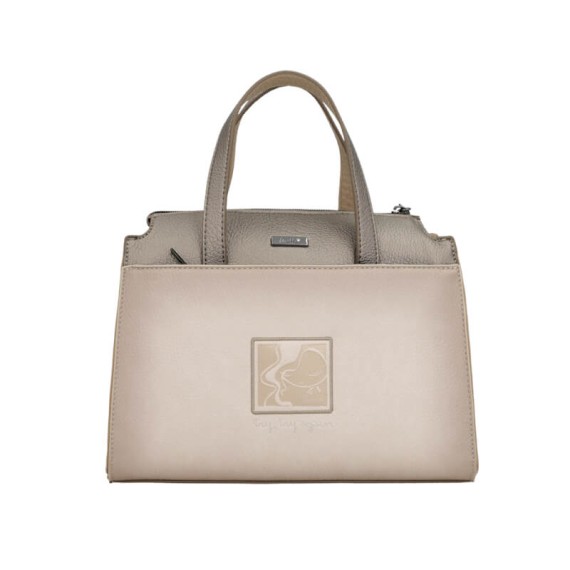 ANEKKE Mala de Alças Curtas c/ Tiracolo Olympia Bege | Ref. 280.42741-424