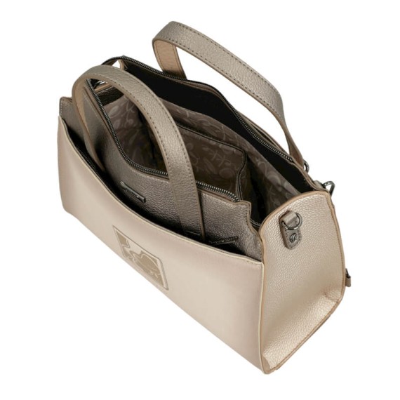 ANEKKE Mala de Alças Curtas c/ Tiracolo Olympia Bege | Ref. 280.42741-424