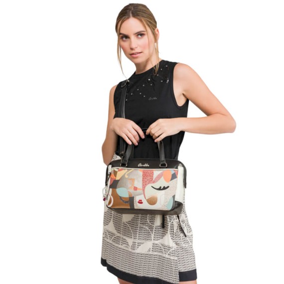 ANEKKE Mala de Mão Alças Curtas Eikon Preta | Ref. 280.42751-187