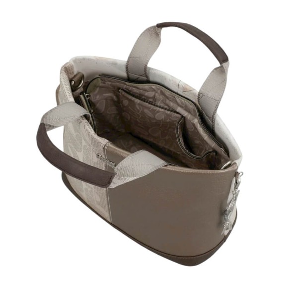 ANEKKE Mala de Mão c/ Tiracolo Sophia Bege | Ref. 280.42801-222