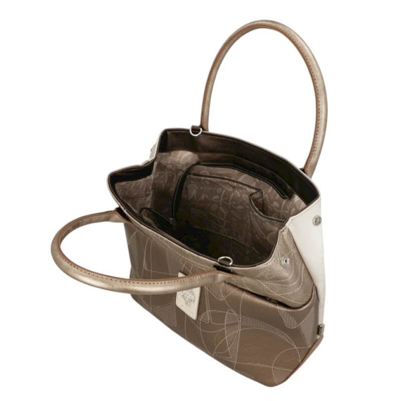 ANEKKE Mala de Mão Grande Alças Curtas Sophia Bege | Ref. 280.42801-420