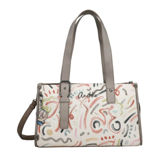 ANEKKE Mala de Ombro Alças Compridas Olympia Bege | Ref. 280.42742-424