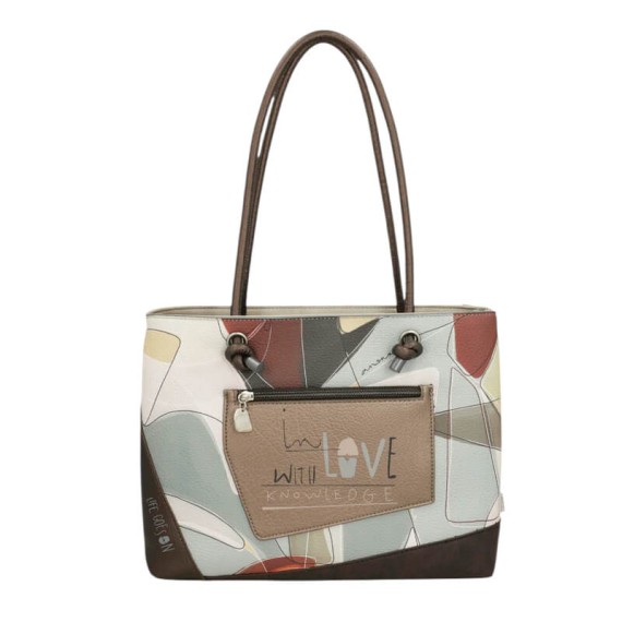 ANEKKE Mala de Ombro Alças Compridas Sophia Bege | Ref. 280.42802-361