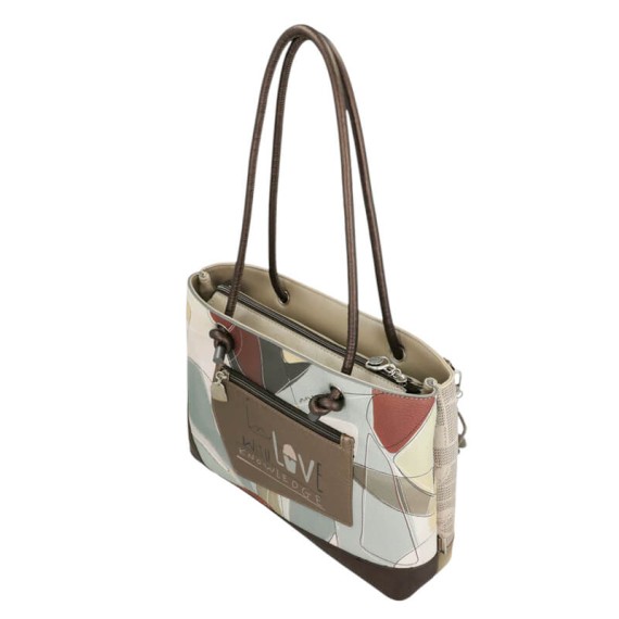 ANEKKE Mala de Ombro Alças Compridas Sophia Bege | Ref. 280.42802-361