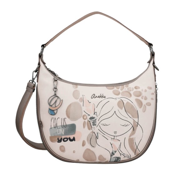 ANEKKE Mala de Ombro Olympia 42742-190 Bege | Ref. 280.42742-190