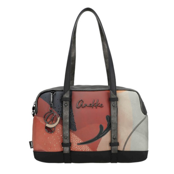 ANEKKE Mala de Ombro Retangular Eikon Taupe | Ref. 280.42752-406