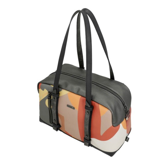 ANEKKE Mala de Ombro Retangular Eikon Taupe | Ref. 280.42752-406