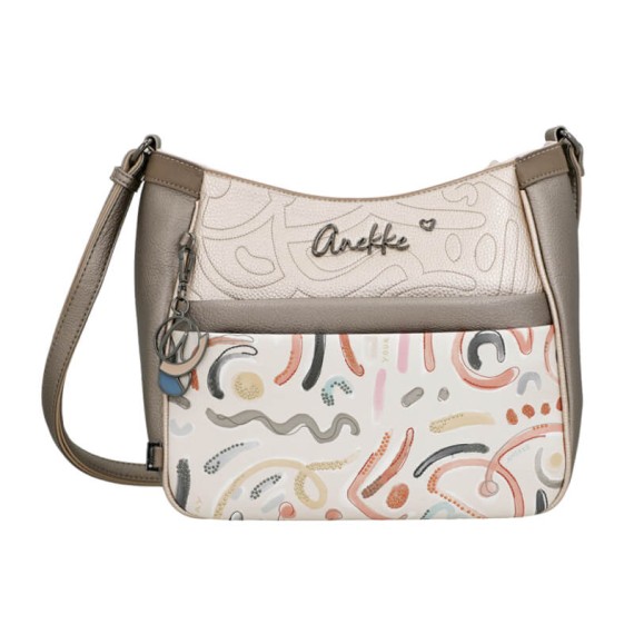 ANEKKE Mala de Tiracolo Grande Olympia Bege | Ref. 280.42743-110