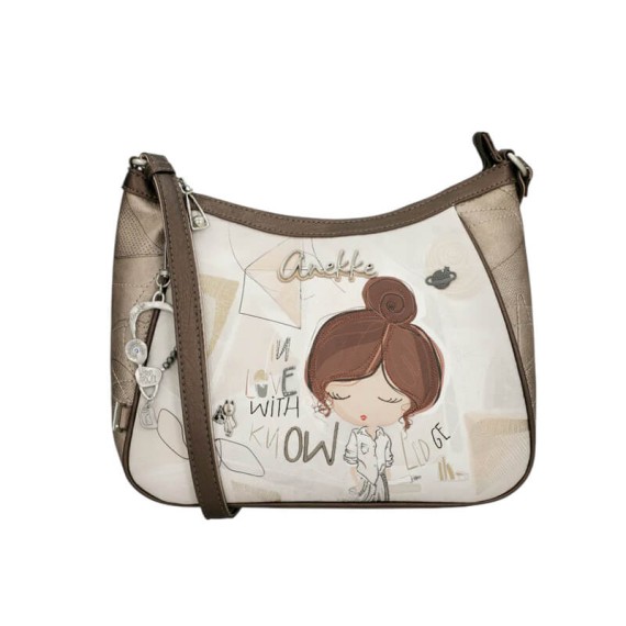 ANEKKE Mala de Tiracolo Sophia Bege | Ref. 280.42803-002