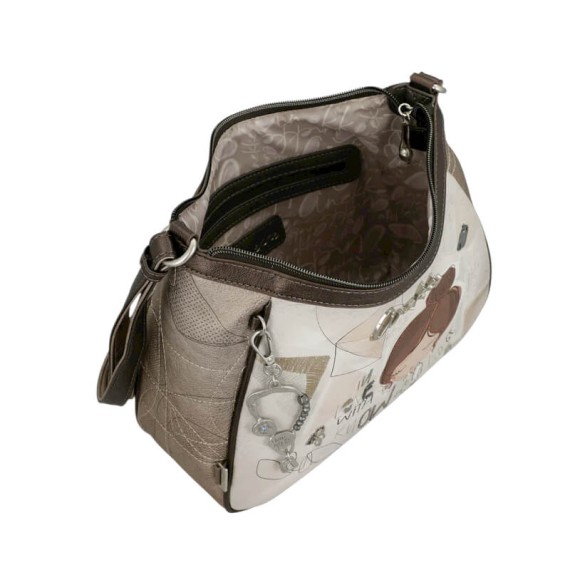 ANEKKE Mala de Tiracolo Sophia Bege | Ref. 280.42803-002