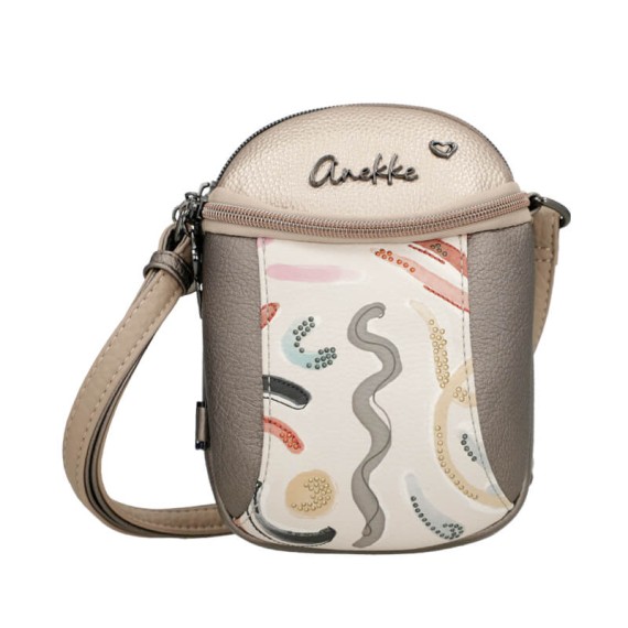 ANEKKE Mini Bolsa de Tiracolo Olympia Bege | Ref. 280.42743-903