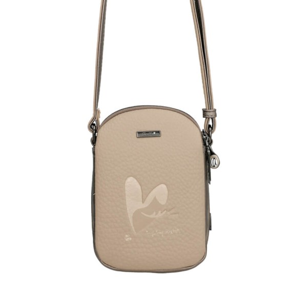 ANEKKE Mini Bolsa de Tiracolo Olympia Bege | Ref. 280.42743-903