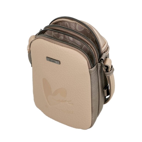 ANEKKE Mini Bolsa de Tiracolo Olympia Bege | Ref. 280.42743-903