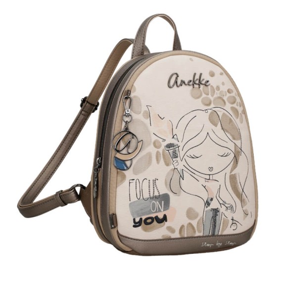 ANEKKE Mochila de Passeio Olympia Bege | Ref. 280.42745-252