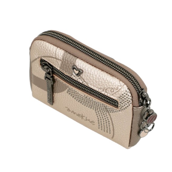ANEKKE Porta-Moedas Pequeno Olympia Bege | Ref. 280.42749-018