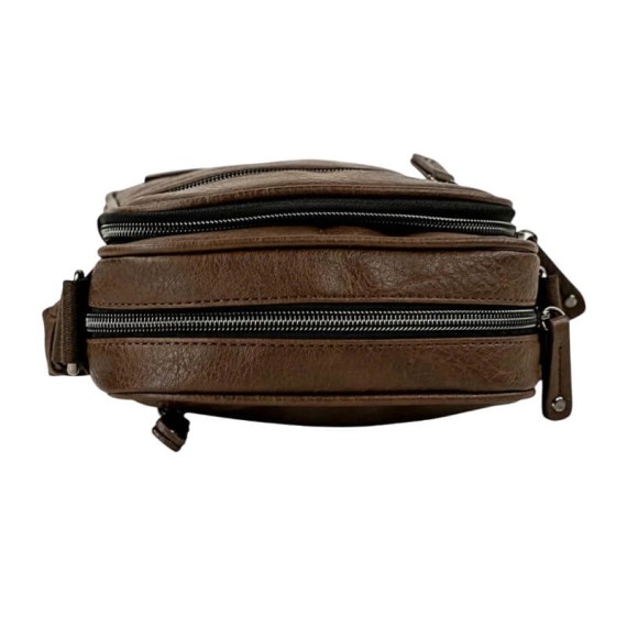 Bolsa de Tiracolo c/ Bolso Frontal LOIS Norwalk Castanha | Ref. 237.32831902