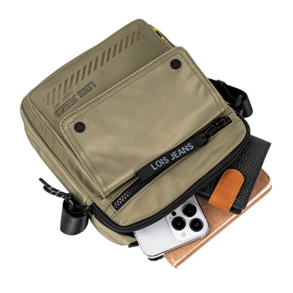 Bolsa de Tiracolo com Asa de Mão LOIS Glen Verde | Ref. 237.32962101