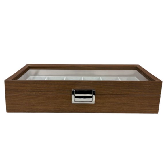 Caixa Protectora p/ 6 Relógios JOSEPH LOUIS Castanho Escuro | Ref. 338.6RCE