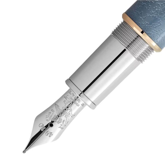 Caneta-tinteiro MONTBLANC (M) Johann Wolfgang von Goethe SE Azul | Ref. 238.131436