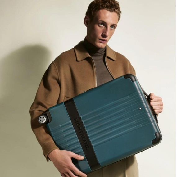 Mala de Cabine / Trolley 55cm 4R MONTBLANC MY4810 Azul Avio | Ref. 238.198895