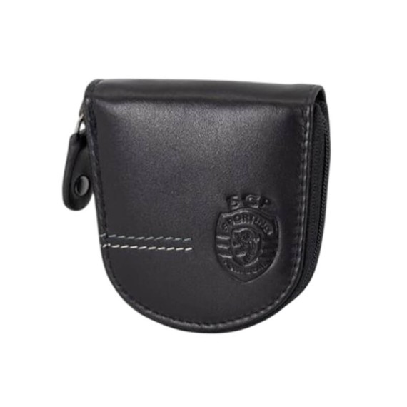 Porta-Moedas Pata de Cavalo SPORTING Preto | Ref. 254.SCP3297P