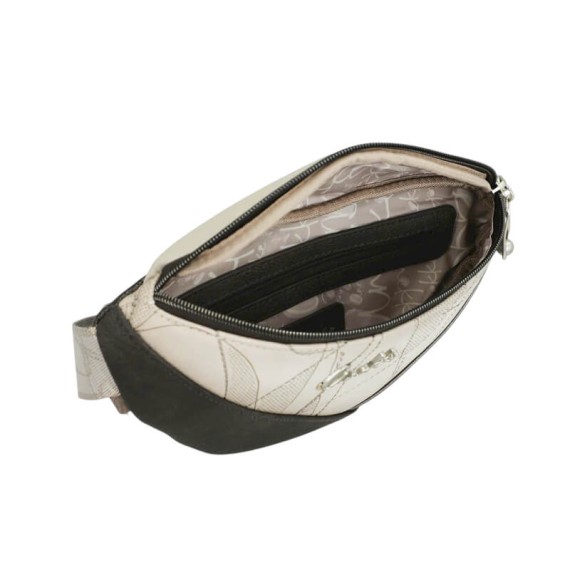 ANEKKE Bolsa de Cintura Auralis Bege/Preto | Ref. 280.42815-745