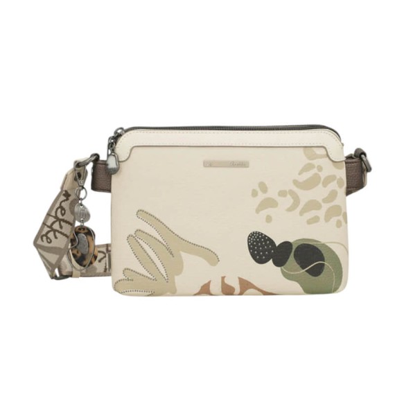 ANEKKE Bolsa de Tiracolo 2C Gaia Bege | Ref. 280.42873-160