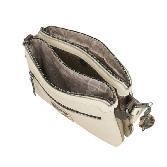 ANEKKE Bolsa de Tiracolo 2C Gaia Bege | Ref. 280.42873-160