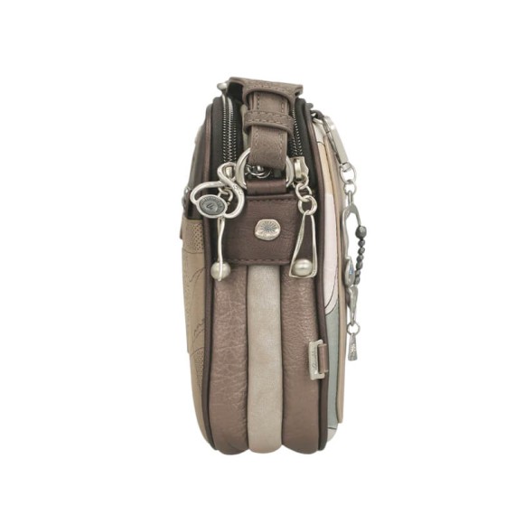 ANEKKE Bolsa de Tiracolo Tripla Auralis Taupe | Ref. 280.42813-188