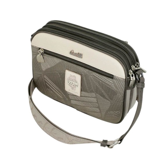 ANEKKE Bolsa de Tiracolo Tripla Sophia Bege | Ref. 280.42803-188