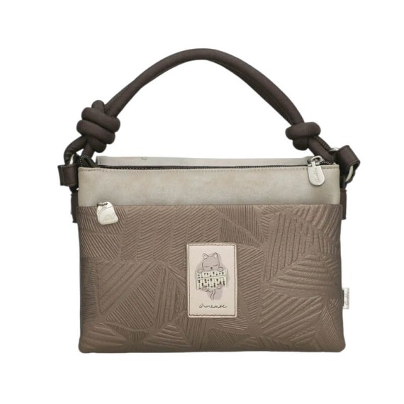 ANEKKE Bolsa Tiracolo com Pala Sophia Bege | Ref. 280.42803-383