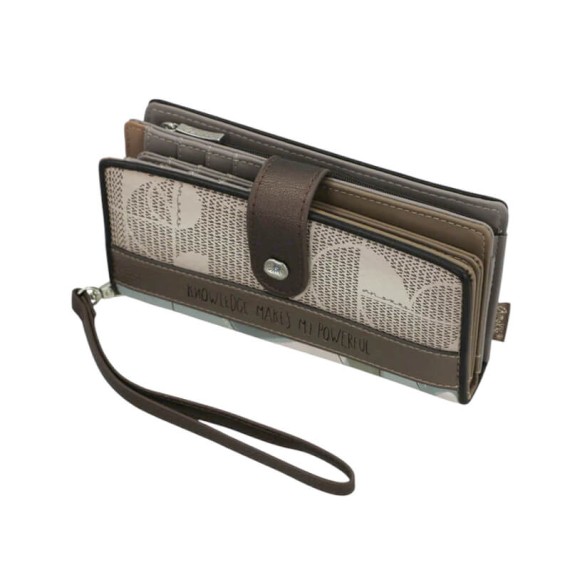 ANEKKE Carteira de Senhora Grande RFID Auralis Taupe | Ref. 280.42819-901