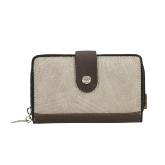 ANEKKE Carteira de Senhora Média RFID Sophia Bege | Ref. 280.42809-909