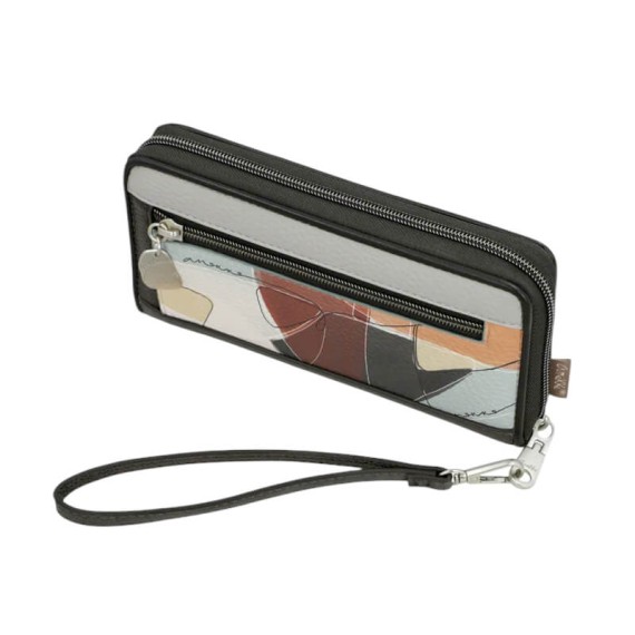 ANEKKE Carteira Grande Estampada RFID Sophia Bege | Ref. 280.42809-908