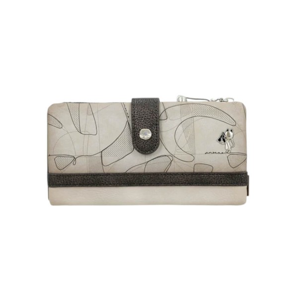 ANEKKE Carteira Grande Flexível RFID Auralis Bege | Ref. 280.42819-906