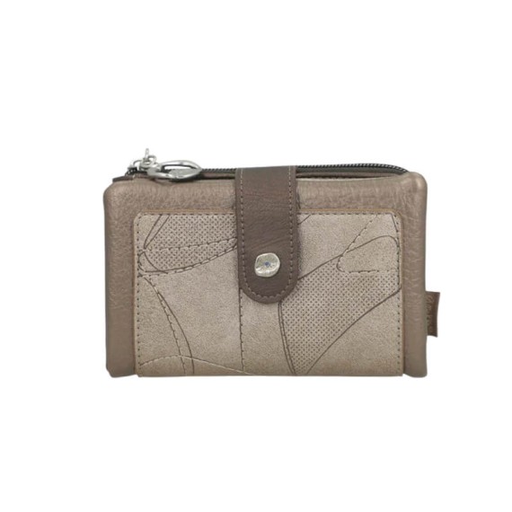 ANEKKE Carteira Média Flexível RFID Auralis Taupe | Ref. 280.42819-912