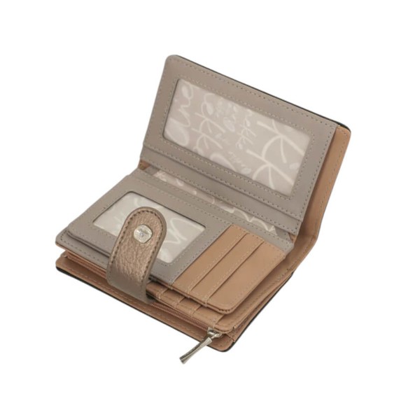 ANEKKE Carteira Média RFID Sophia Bege | Ref. 280.42809-902