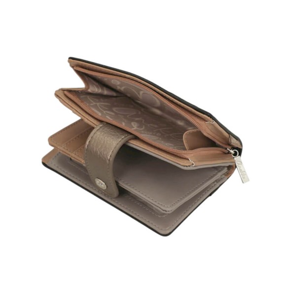 ANEKKE Carteira Média RFID Sophia Bege | Ref. 280.42809-902