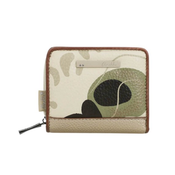 ANEKKE Carteira Pequena RFID Gaia Bege | Ref. 280.42879-903