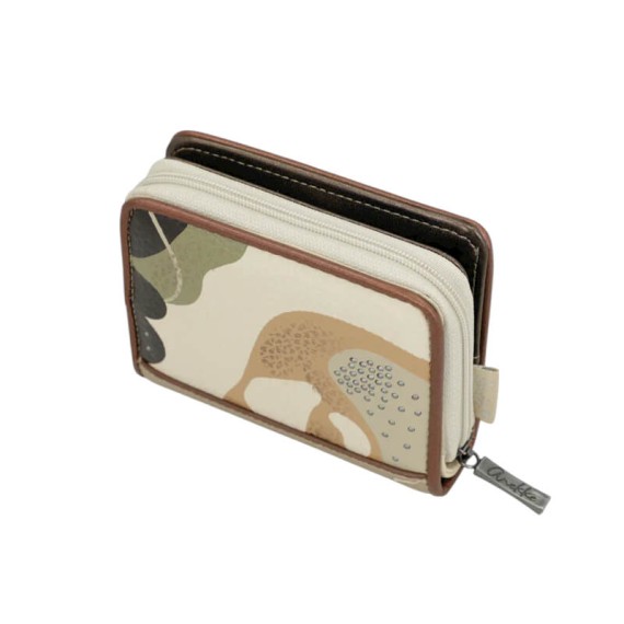 ANEKKE Carteira Pequena RFID Gaia Bege | Ref. 280.42879-903
