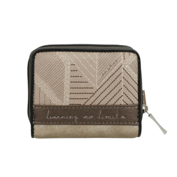 ANEKKE Carteira Pequena RFID Sophia Bege | Ref. 280.42809-903