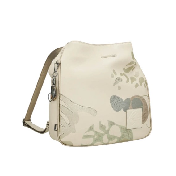 ANEKKE Mala Conversível Mochila Gaia Bege | Ref. 280.42875-072