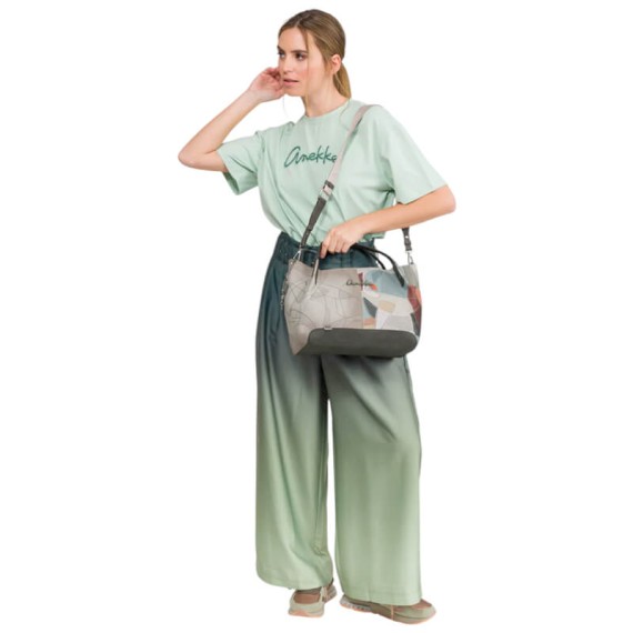 ANEKKE Mala de Mão Grande Duas Pegas Auralis Taupe | Ref. 280.42811-421