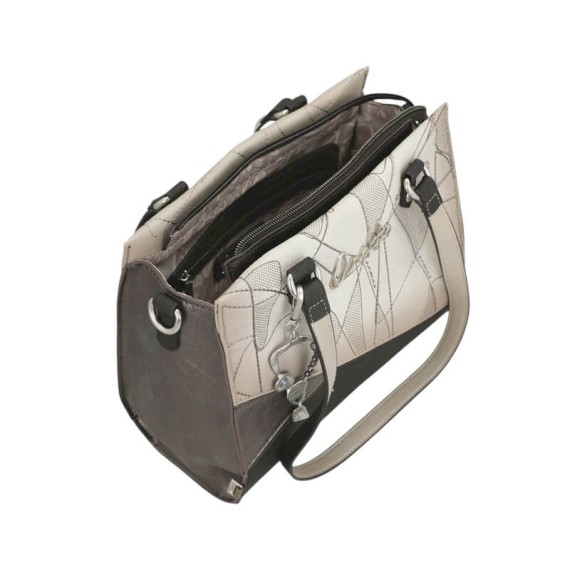 ANEKKE Mala de Ombro Alças Compridas c/ Tiracolo Auralis Taupe | Ref. 280.42812-275