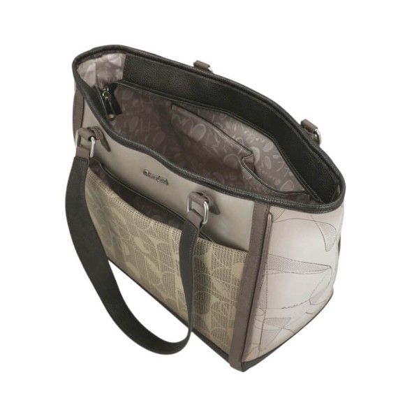 ANEKKE Mala de Ombro Grande Auralis Taupe | Ref. 280.42812-047